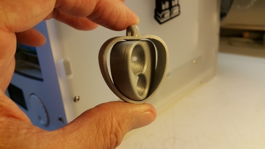 Heart turbine - Coeur turbine 3D Print 107448
