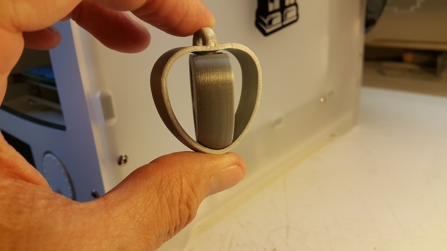 Heart turbine - Coeur turbine 3D Print 107449