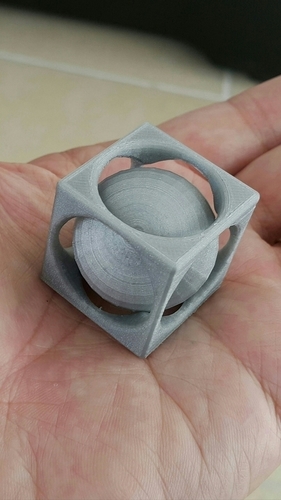 Sphère emprisonnée - imprisoned sphère 3D Print 107460