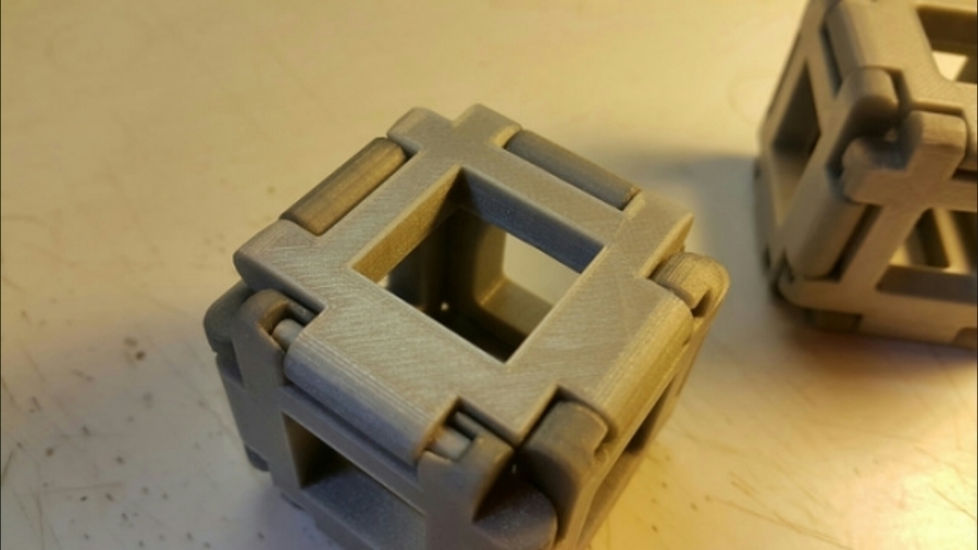 Cube à monter - cube making - puzzle 3D Print 107465