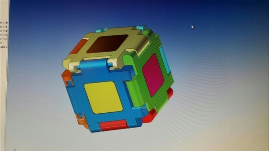 Cube à monter - cube making - puzzle 3D Print 107467