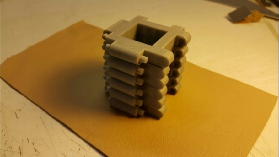 Cube à monter - cube making - puzzle 3D Print 107472