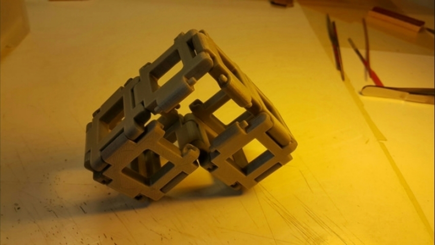 Cube à monter - cube making - puzzle 3D Print 107473