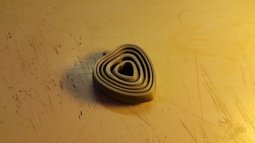 Coeurs tournants liés - turning hearts 3D Print 107477