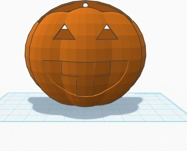 Halloween 2014 Trick or Treat Pumpkin with handle 3D Print 107599
