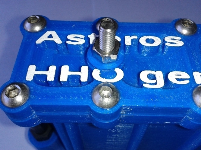 Asteros B708a 3d printed Hydrogen Generator 3D Print 107633