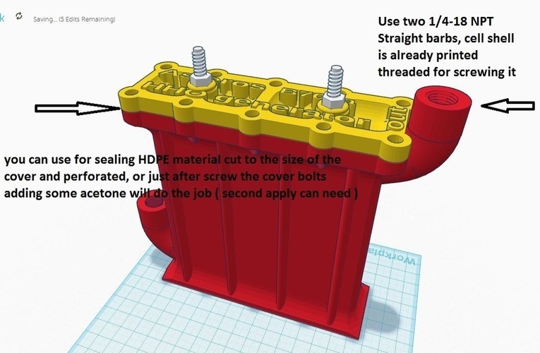 Asteros B708a 3d printed Hydrogen Generator 3D Print 107641