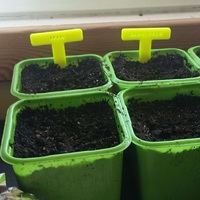 Small Planter signs, Small signs, Super when starting seeds indoor. 3D Printing 107662