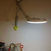 Wallmount bracket for adjustable lamp - Thumbnail 1