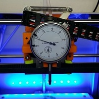 Small dial holder for levelling Creatr and XL dual exstruder printer b 3D Printing 107690
