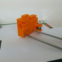 Wide stable y Axis guide bearing mounts for Creatr and Creatr XL - Thumbnail 3