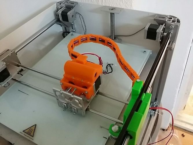 Low profile cable chain for lazy people - uppdated for sharper b 3D Print 107701