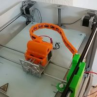Small Low profile cable chain for lazy people - uppdated for sharper b 3D Printing 107701