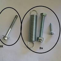 Spring loaded extruder mod for Creatr dual exstruder -V5 final v - Thumbnail 7