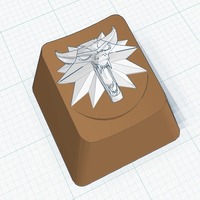 Witcher Wolf Key Cap - for Cherry MX boards - Thumbnail 2