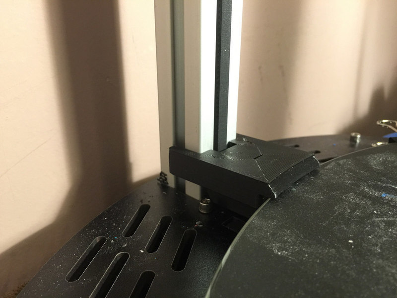 Rostock Max V2 - Triple Strong Bed Clamp - No hardware needed! 