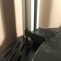 Small Rostock Max V2 - Triple Strong Bed Clamp - No hardware needed!  3D Printing 107740