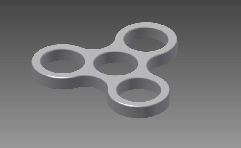 3D Printed Fidget Toy Hand Spinner by degs  Pinshape