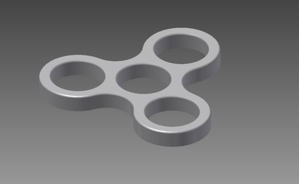 Medium Fidget Toy Hand Spinner 3D Printing 107747