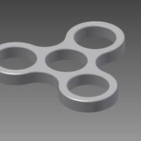 Small Fidget Toy Hand Spinner 3D Printing 107747