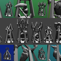 Bird Cage Chess Set - Thumbnail 1