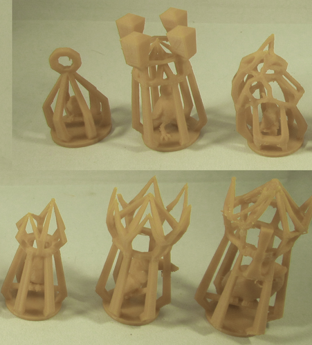 Bird Cage Chess Set 3D Print 10778