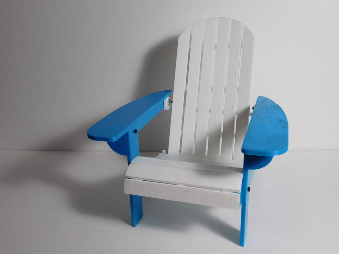 3d Printed Adirondack Chair By Cstasek Pinshape