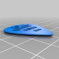Small Customized Guitar Pick of my rock band Stratoz 3D Printing 107855