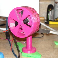 Small Miniature Desktop Fan 3D Printing 108017