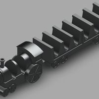 Small Taco Train  3D Printing 108135