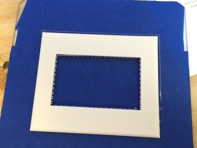 Simple thermostat wall trim plates 3D Print 108139