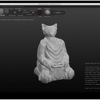 Small Buddha Kitty (1st variation) 3D Printing 108183