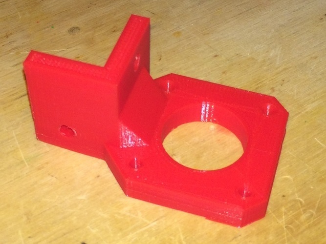 Improved Y Motor mount for Prusa i3 Clone (Max Micron and others 3D Print 108189