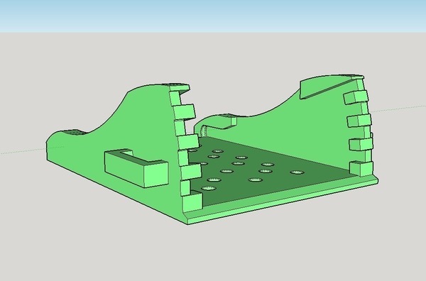 Runcam2 adjustable base (part 2 or 2- base unit)
