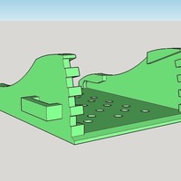 Small Runcam2 adjustable base (part 2 or 2- base unit) 3D Printing 108231