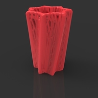 Voronoi Web Vase - Thumbnail 5