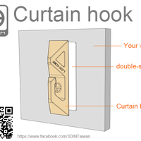 Curtain hook - Thumbnail 2