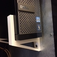 Small Dell Optiplex Mini Tower wall mount 3D Printing 108278