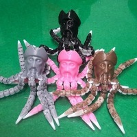 Small Davy Jones Octopus Man 3D Printing 108356