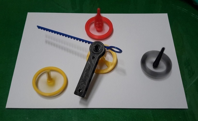Propeller & Spinning Top Launcher 3D Print 108360
