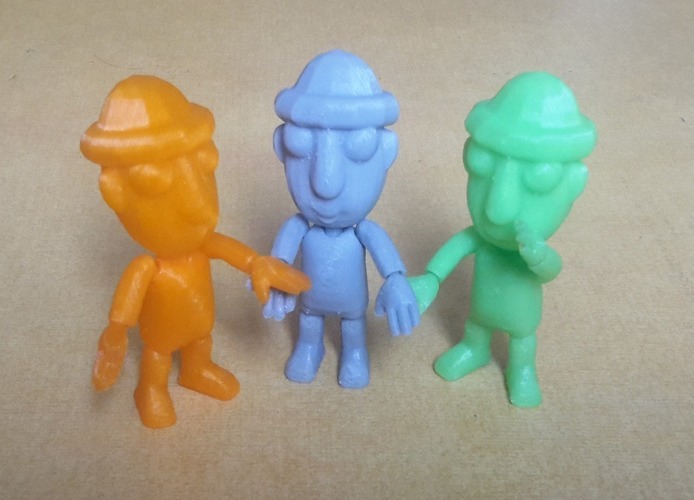 3D Jointed Character " Doldori" 3D Print 108365