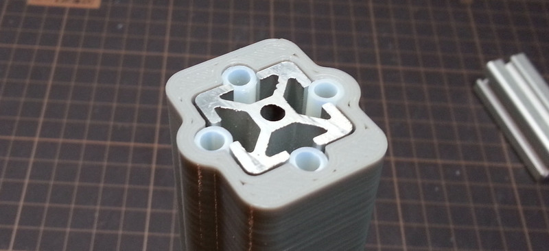 IDEA - connector for aluminum profiles, without screws