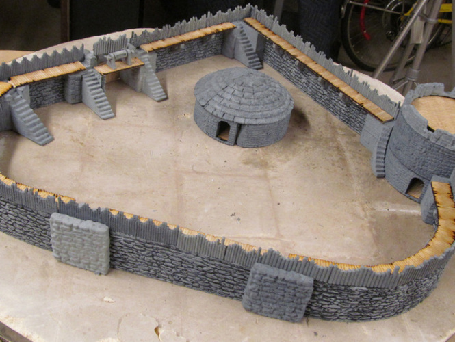 Entire Infinite Castle Design Part One 28mm-32mm 3D Print 108452