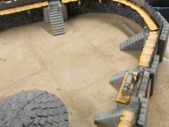 Entire Infinite Castle Design Part One 28mm-32mm 3D Print 108454