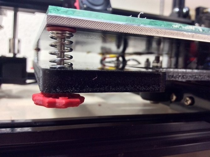 Small thumbwheel for bed leveling 3D Print 108463