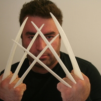 Small Wolverine Claws 3D Printing 108525