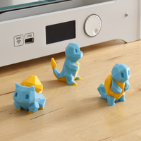 Low-Poly Charmander - Multi and Dual Extrusion version - Thumbnail 1