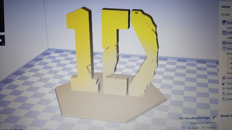 One direction 3D Print 108620