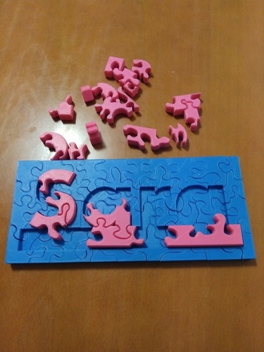 Sara Puzzle 3D Print 108670