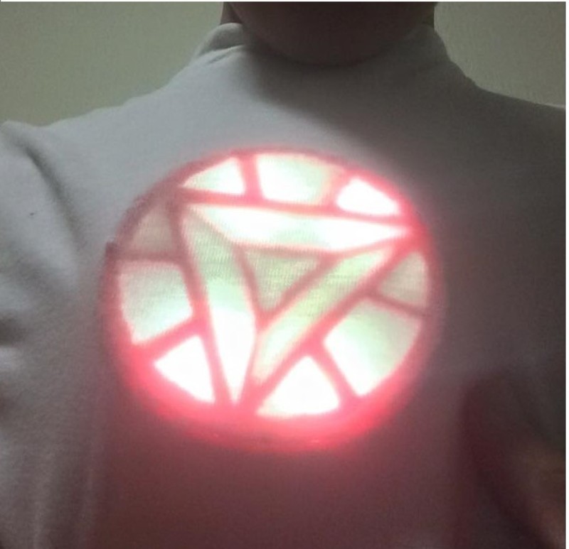 Solar iron man Arc Reactor 